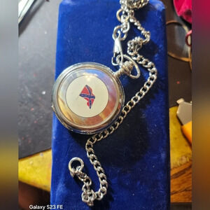 Vintage Rebel Flag Pocket Watch